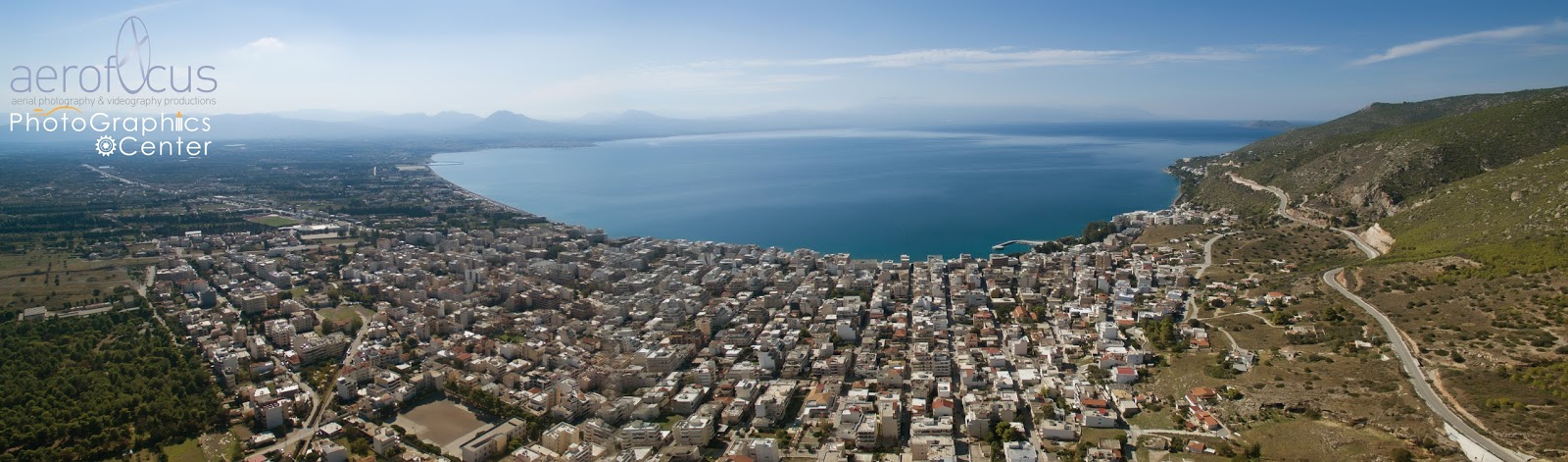 Panoramic view of Loutraki